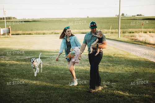 Farm Family and Farm Dog 5870
