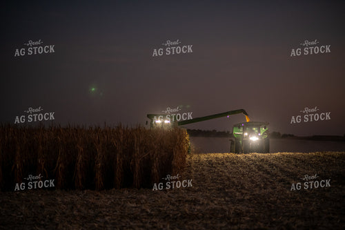 Corn Harvest at Night 76347