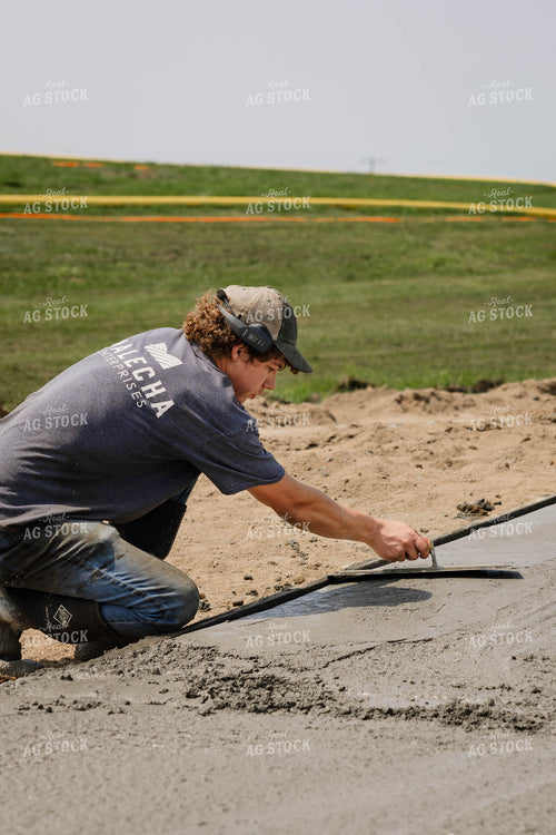 Pouring Cement at Dairy Farm 152663