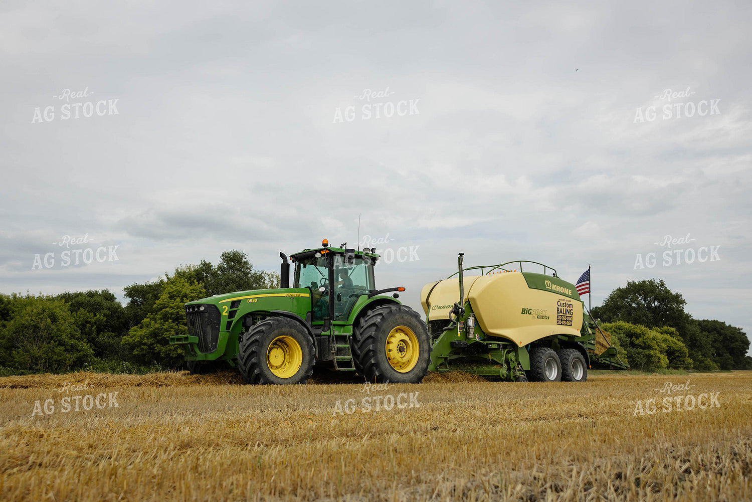 Baling Wheat Straw 296029
