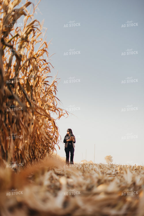 Female Appraiser Valuating Land 9451