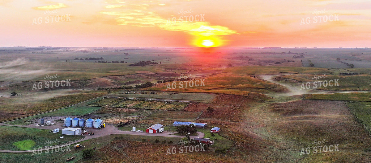 Sunset Over Rural Landscape 141731