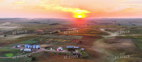 Sunset Over Rural Landscape 141731
