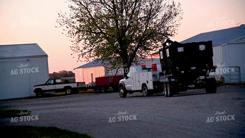 Loading the Seed Tender with a Skidsteer - 099
