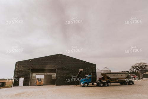 Tractor Drives into Dry Feed Storage Shed 7517