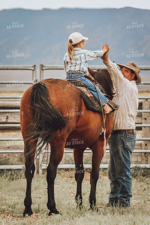 Farm Kid on Horse 78070