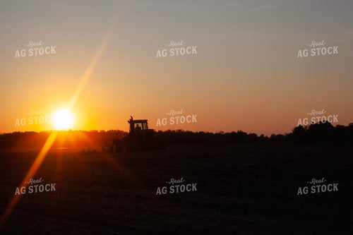 Plowing Ground at Sunset 132110