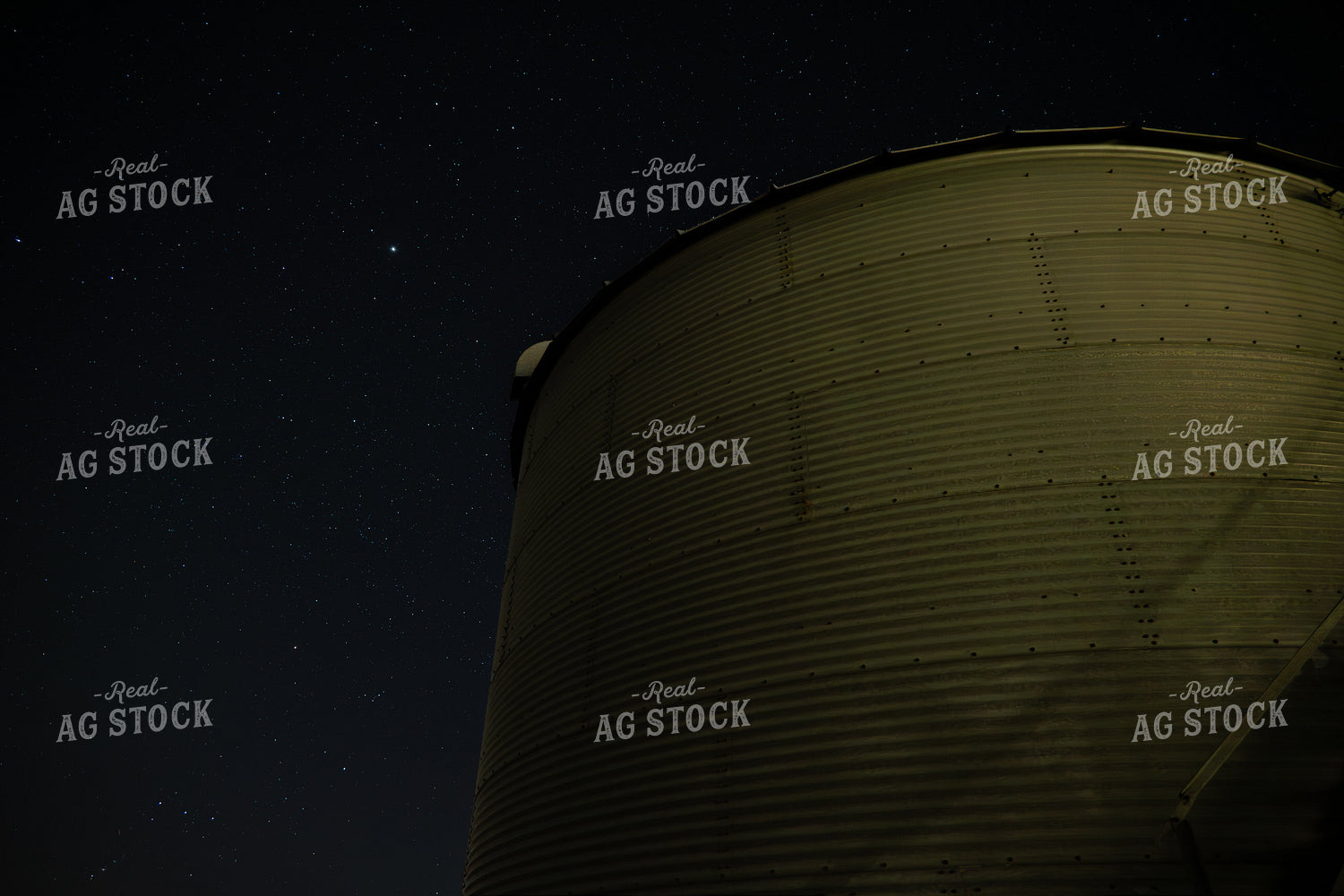 Grain Bin at Night 302005