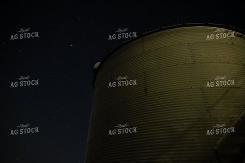 Grain Bin at Night 302005