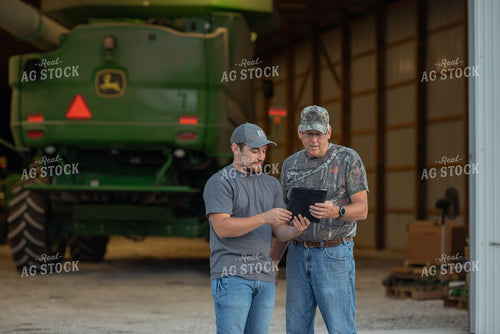 Farmers on Tablet by Shed 274011