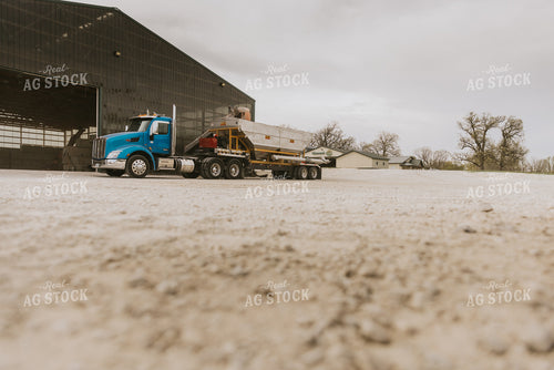 Truck Loaded with Mixed Dry Feed Ration 7532