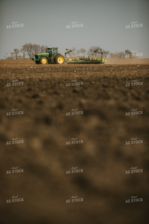 Planting with Tractor and Planter 5477