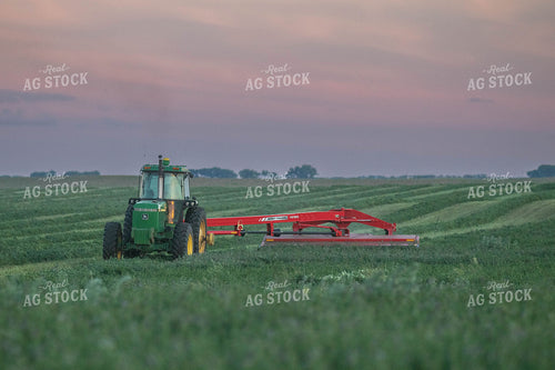 Tractor Cutting Alfalfa 72073
