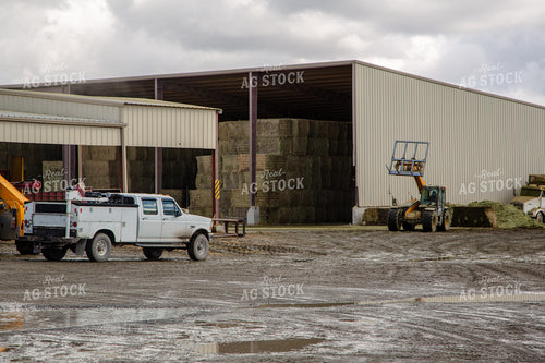 Barn of Hay Bales 130014