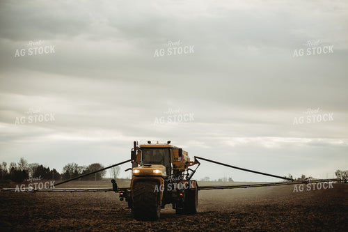 Fertilizer Spreader in Field 3676