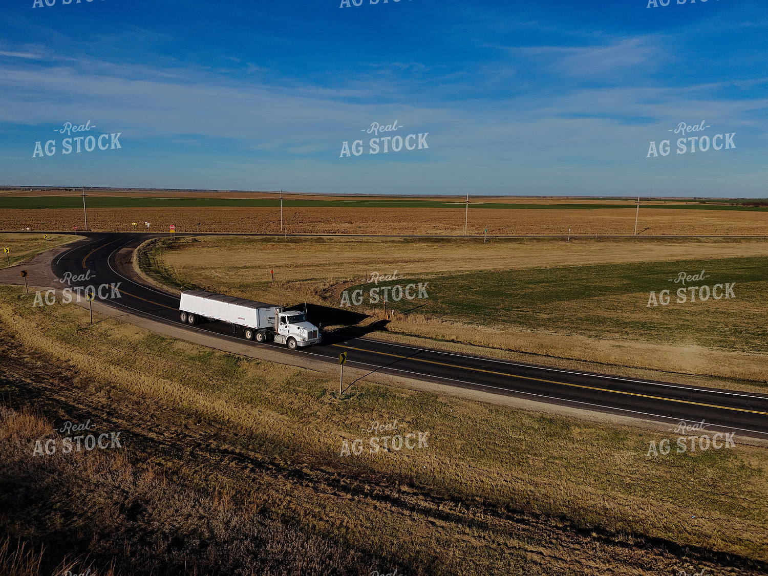 Semi Transporting Grain 239427