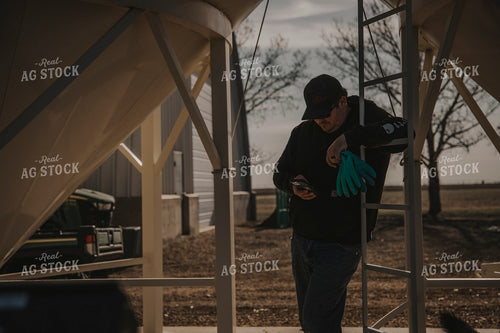 Young Farmer Using Phone 135037