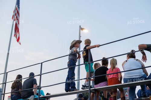 Kids Watching Rodeo 295199