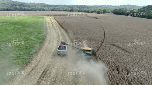 Aerial of Corn Harvest 149123