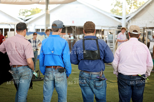 Kids Watching Cattle Show 127126