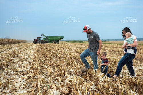 Farm Family in Field 129059
