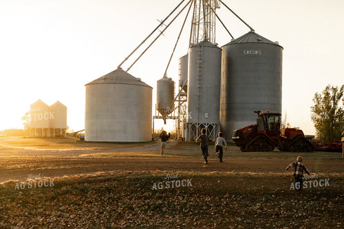 Farm Kids Playing 185252