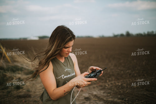 Farmer with Drone 5623