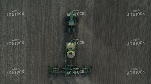 Planter in Field Overhead View 80008