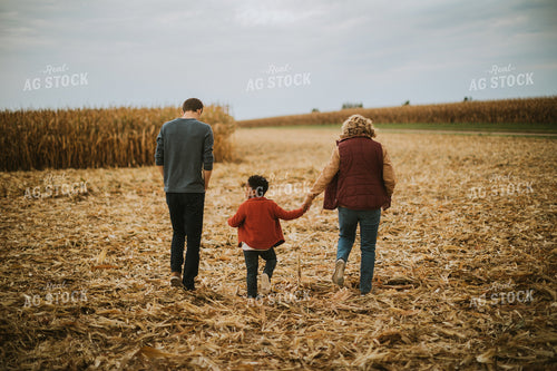 Farm Family in Field 6628