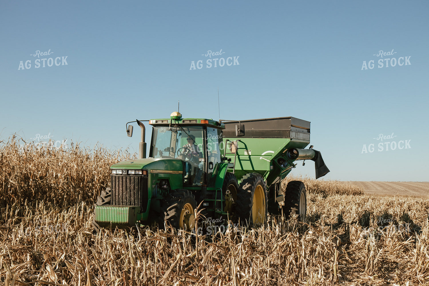 Female Farmer Driving Tractor 67545