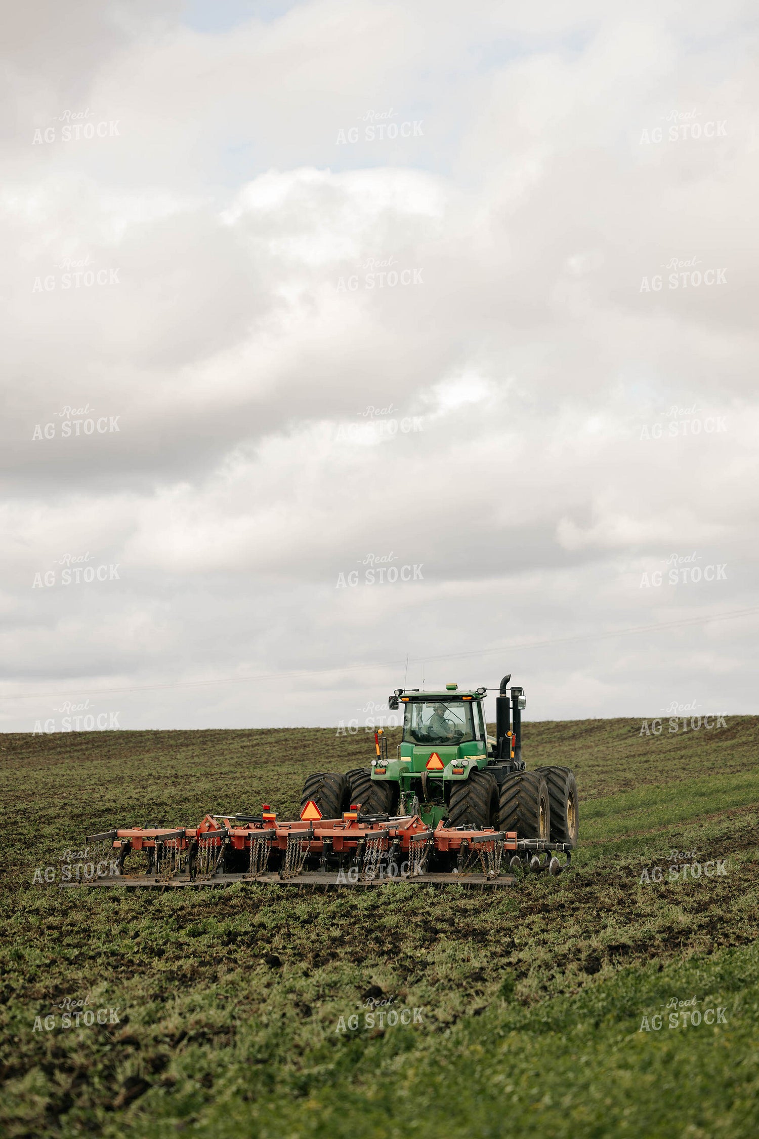 Tillage with Disk Ripper in Alfalfa Field 152876