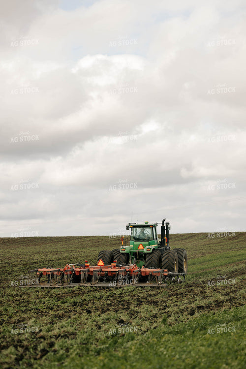 Tillage with Disk Ripper in Alfalfa Field 152876
