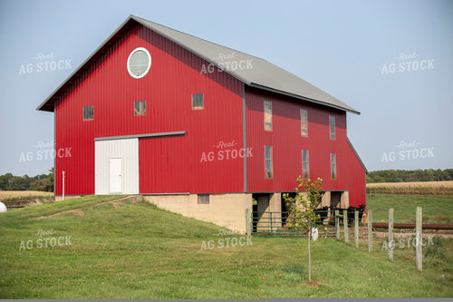 Red Barn on Farmstead 93000