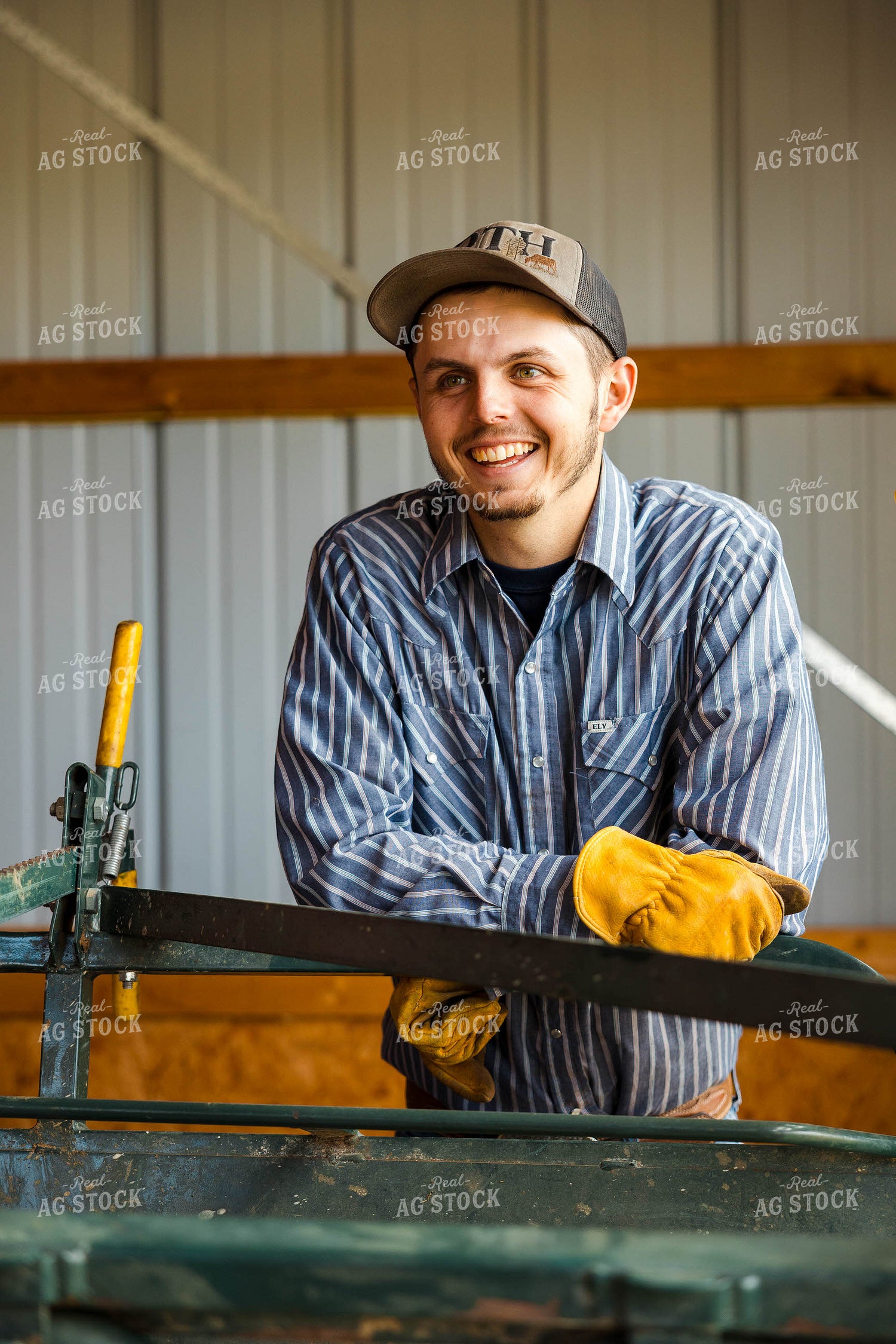 Rancher Prepping to Work Cattle 97224