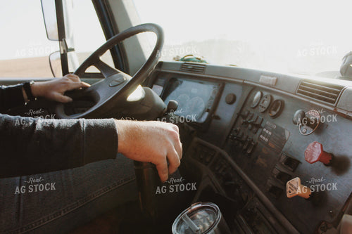 Farmer Driving Semi 123009