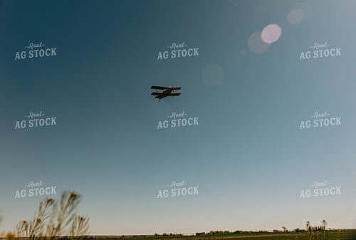 Crop Duster in Blue Sky 61082