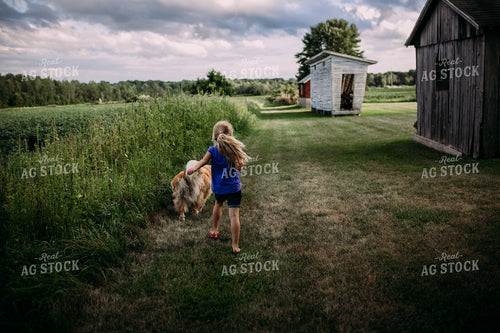 Farm Kid Walking 169036