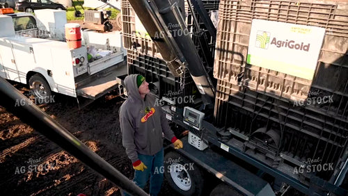 Loading the Planter with the Seed Tender - 075