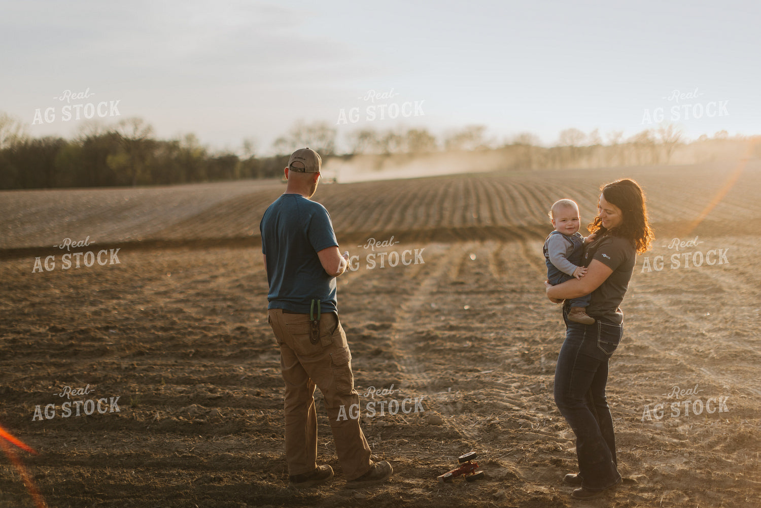 Farm Family in Field 7433
