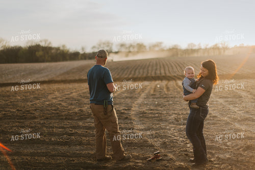 Farm Family in Field 7433
