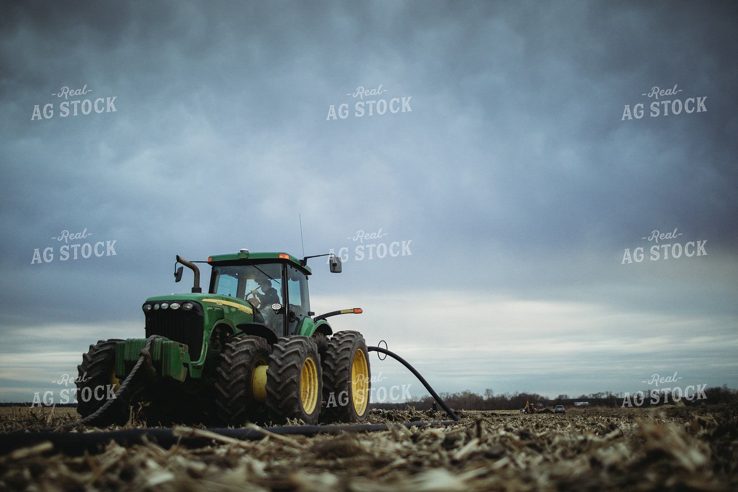 Tiling a Field with a Tile Plow 3688