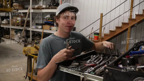 Farmer Gets Tools