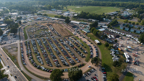 Aerial of County Fair Rodeo 52867