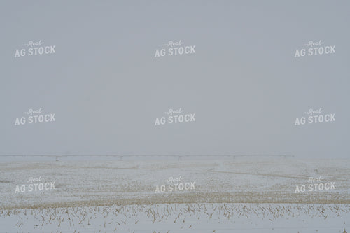 Snowy Field with Irrigation Pivot 65019