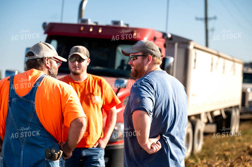 Farmers Talking in Field 115537