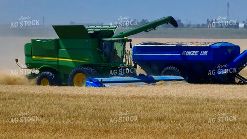 Aerial of Wheat Harvest 199085