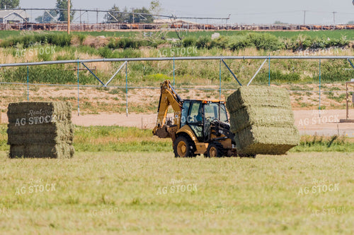 Collecting Hay Bales 97046