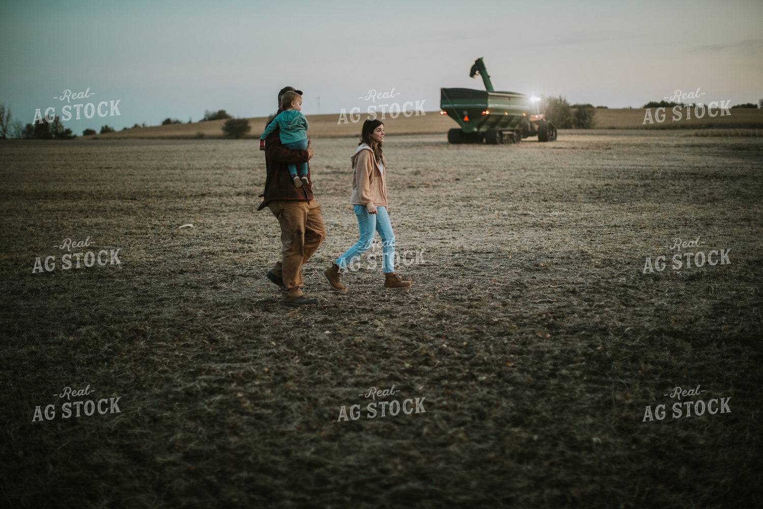 Farm Family in Field 6787