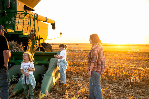 Farm Family by Combine 115583
