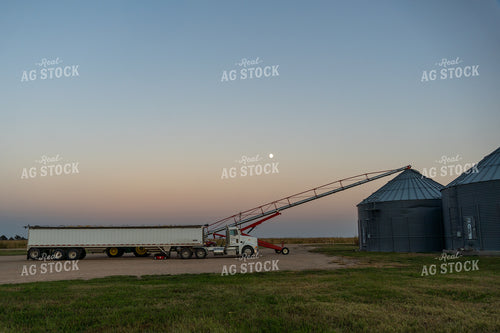 Semi at Grain Bin Site 65518